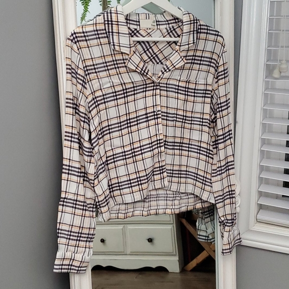 Wilfred Free cropped button up top - Picture 2 of 4